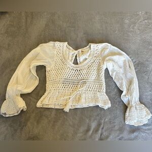 Free people crochet top